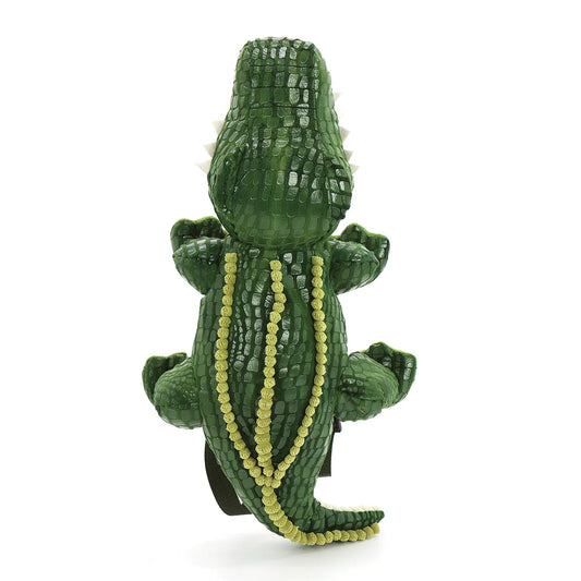 Plush Croco Backpack in Polyester