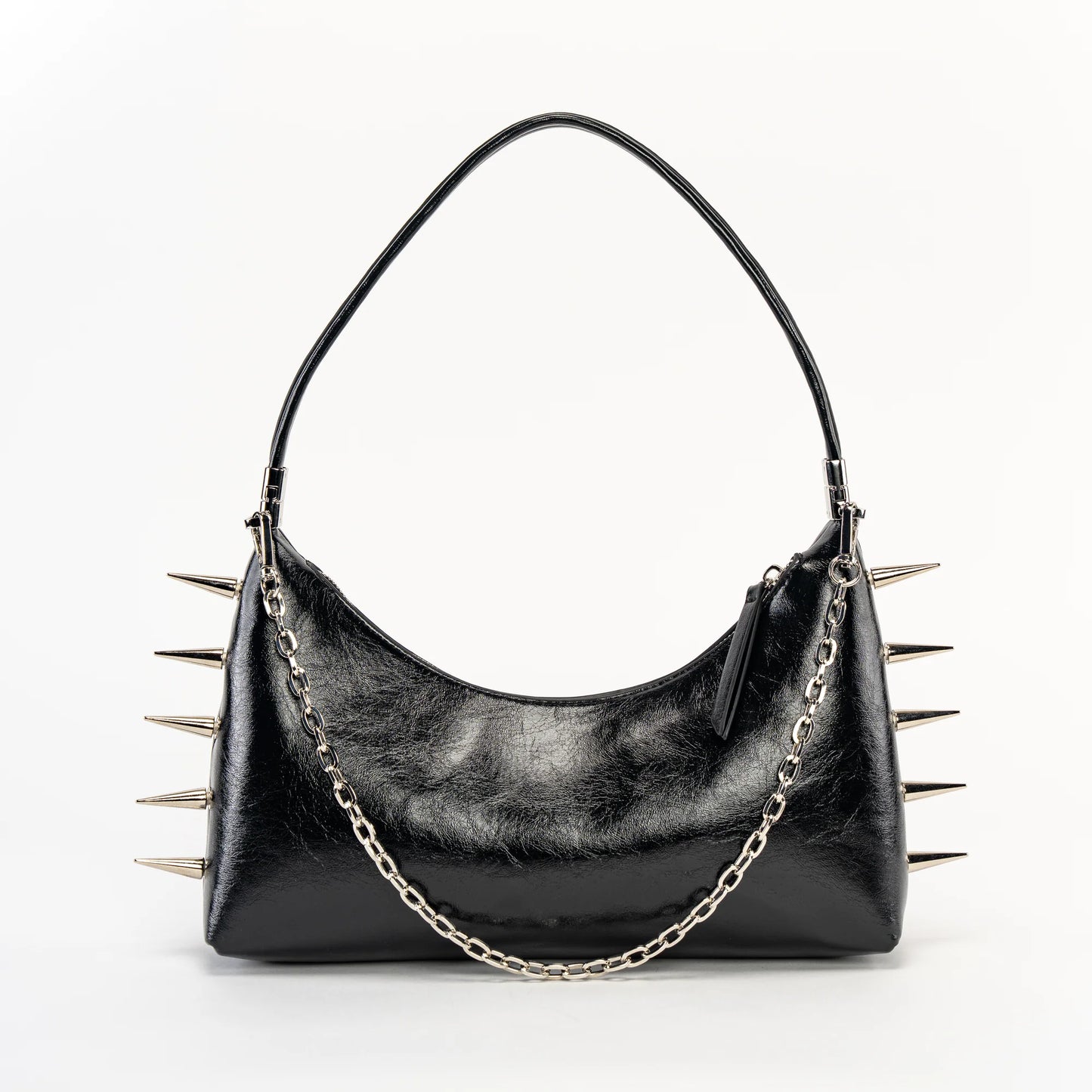 Spiked 3-1 Convertible Shoulder Bag