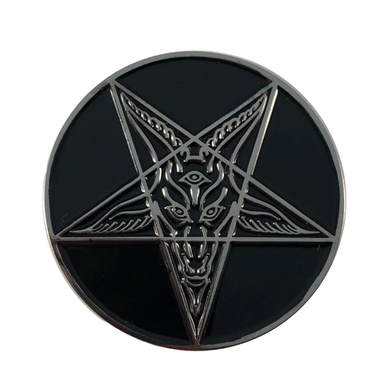 Goat Baphomet Enamel Pin