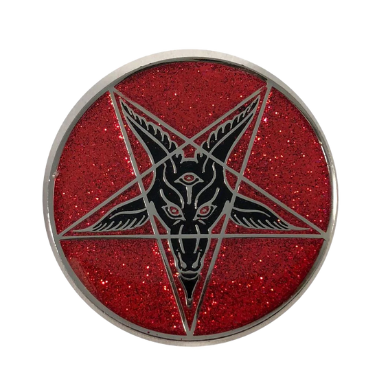 Goat Baphomet Enamel Pin