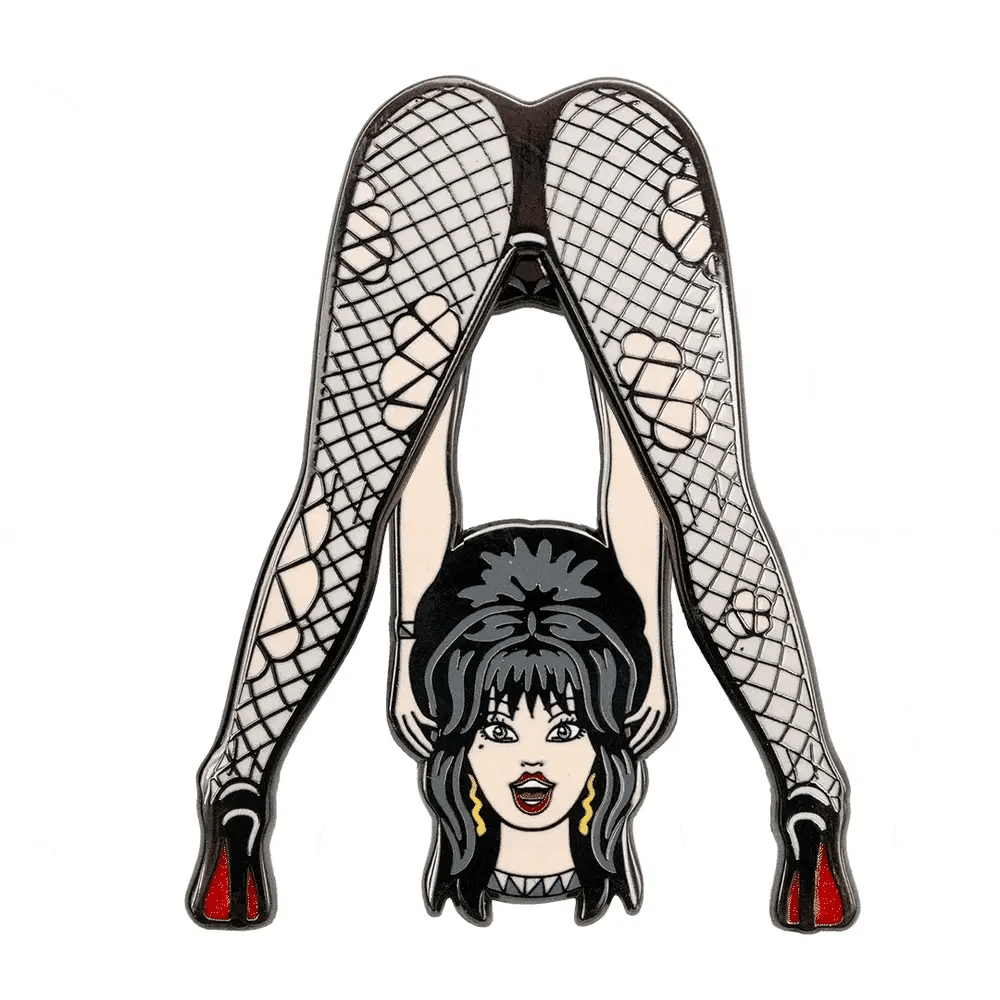 Elvira Headless Legs Moving Enamel Pin