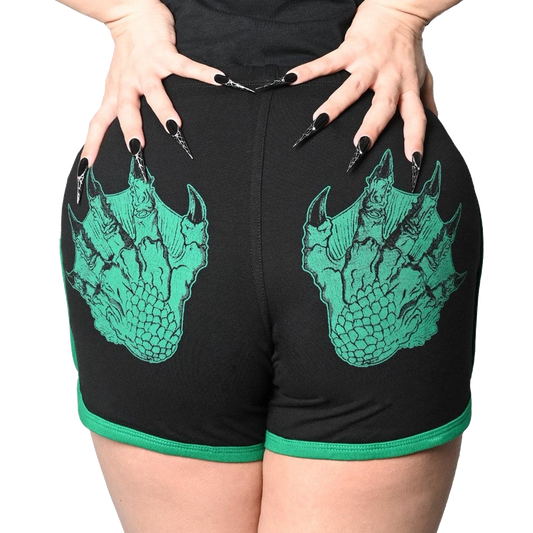 CREATURE HAND WOMENS BOOTY SHORTS