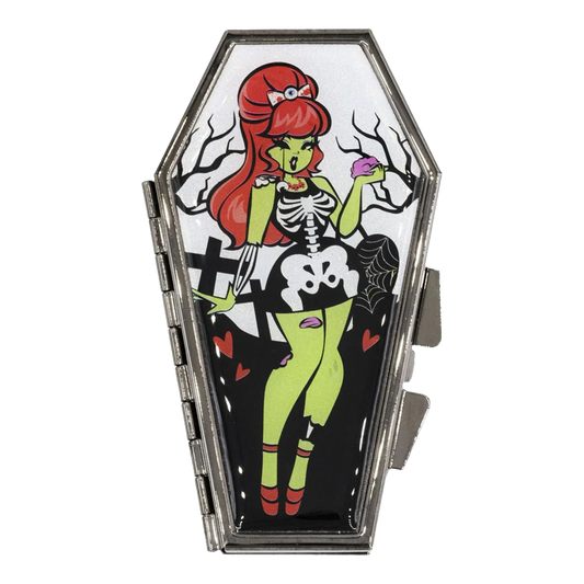 Zombie Girl Coffin Compact