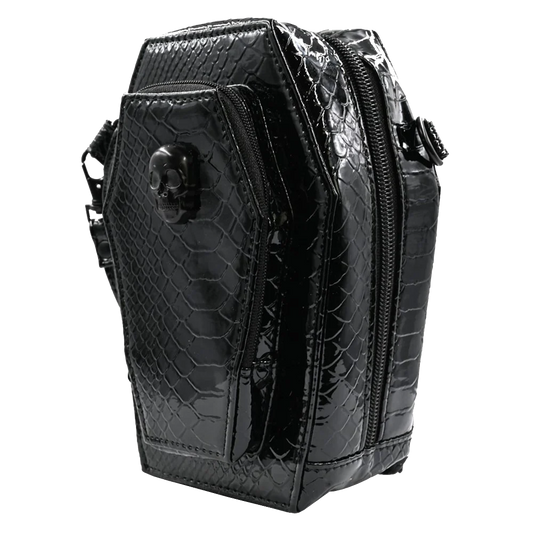 COFFIN MINI CROSSBODY SKULL PURSE