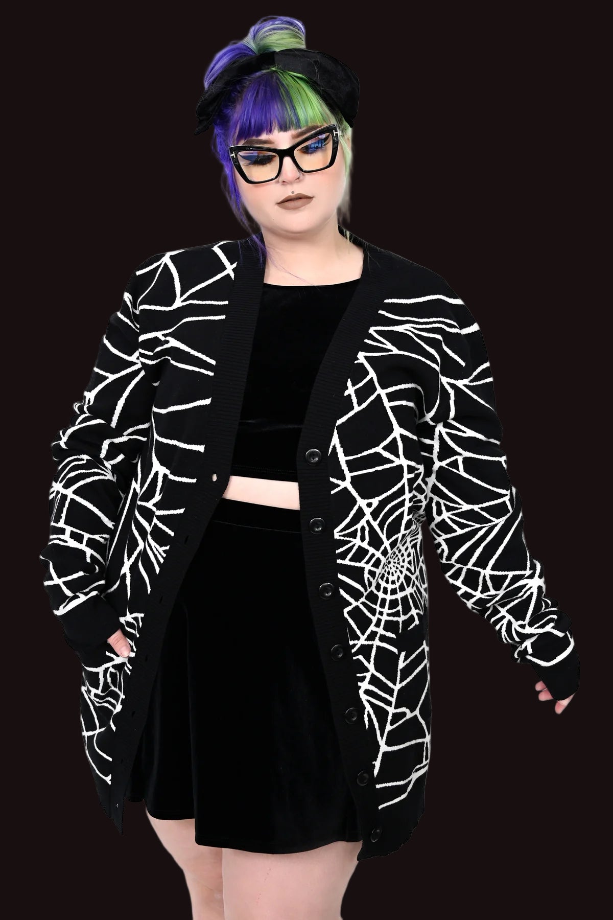 Cobwebs Cardigan Sweater