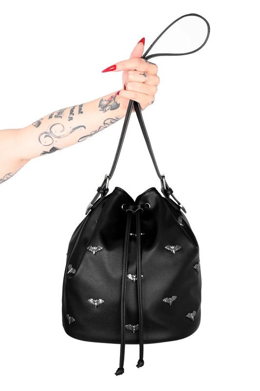 FOXBLOOD Bat Studded Bucket Bag