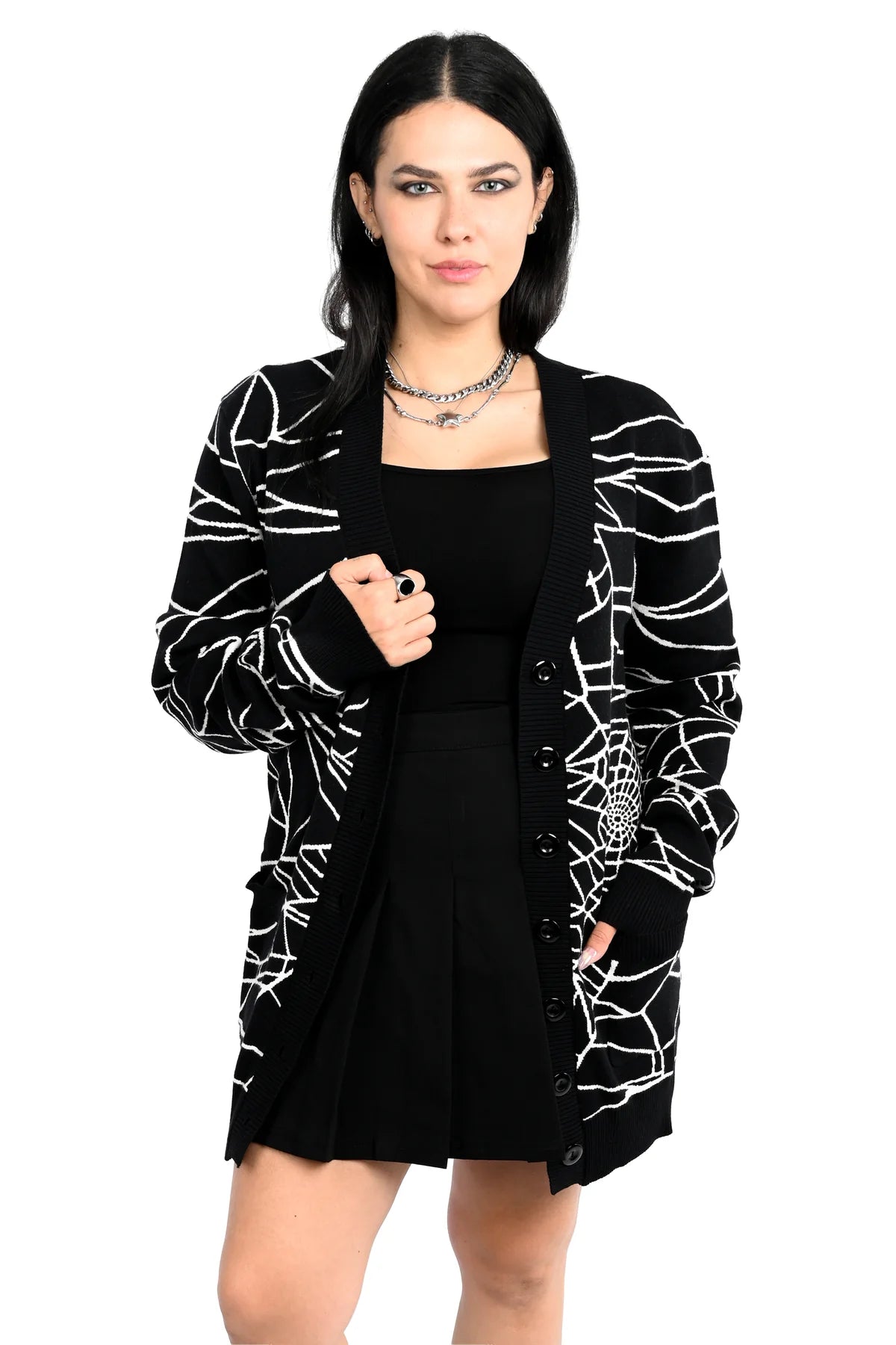 Cobwebs Cardigan Sweater