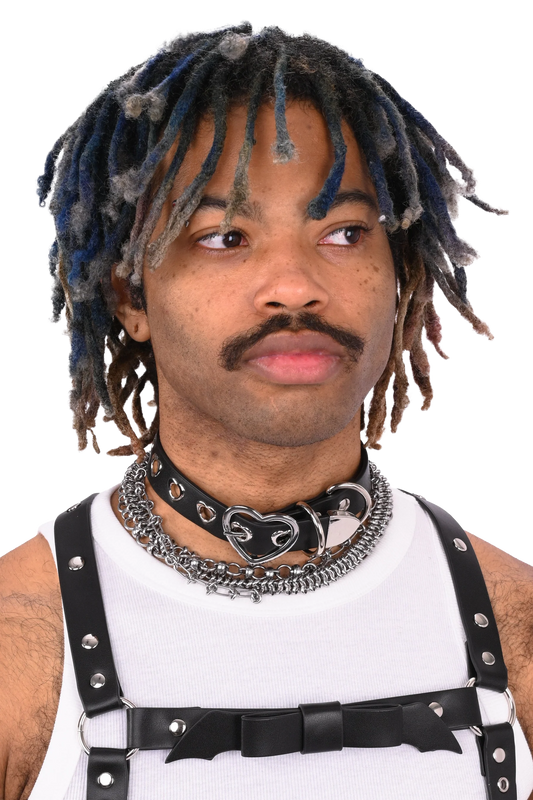 Amor Choker Necklace Black