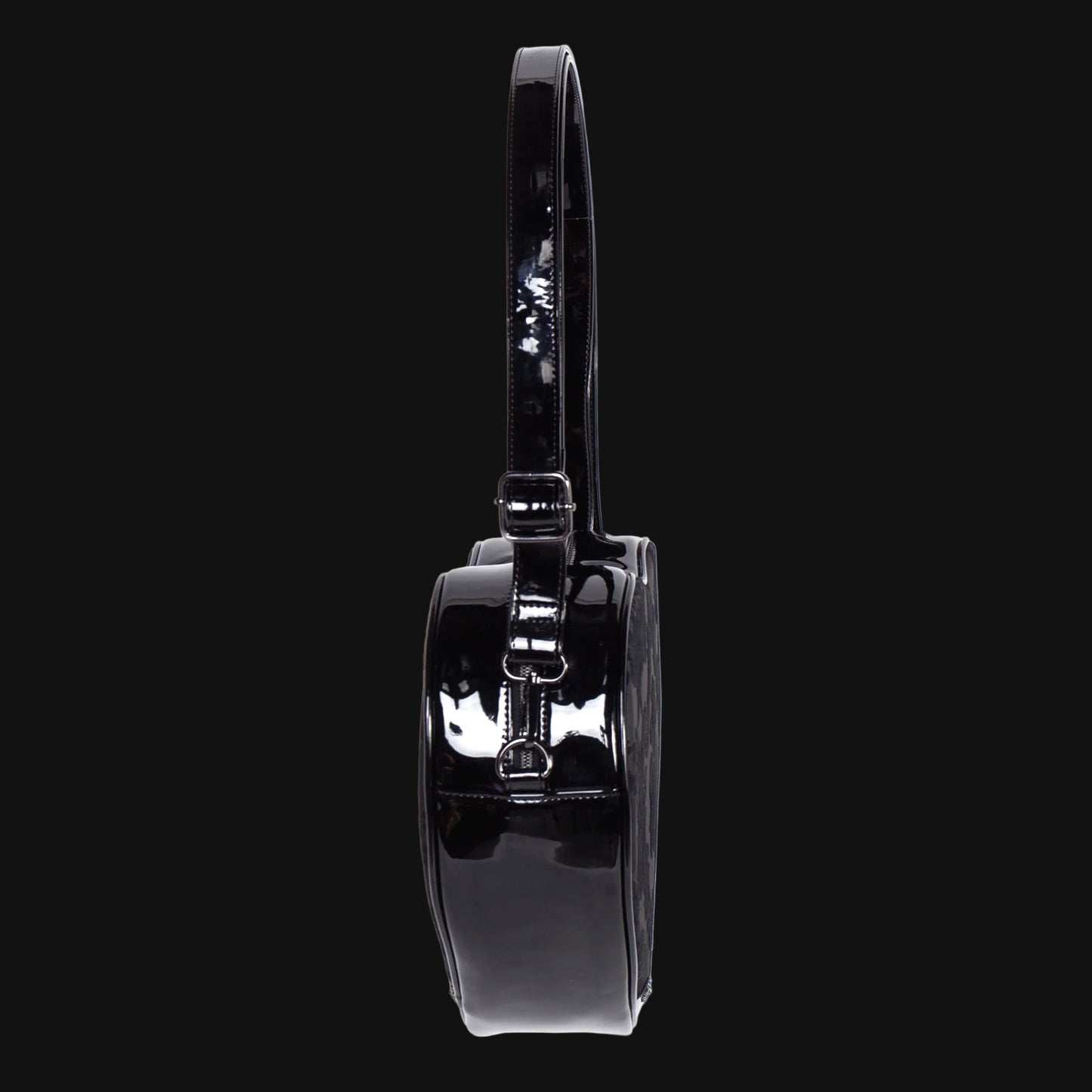 Damask Heart Shoulderbag in Black