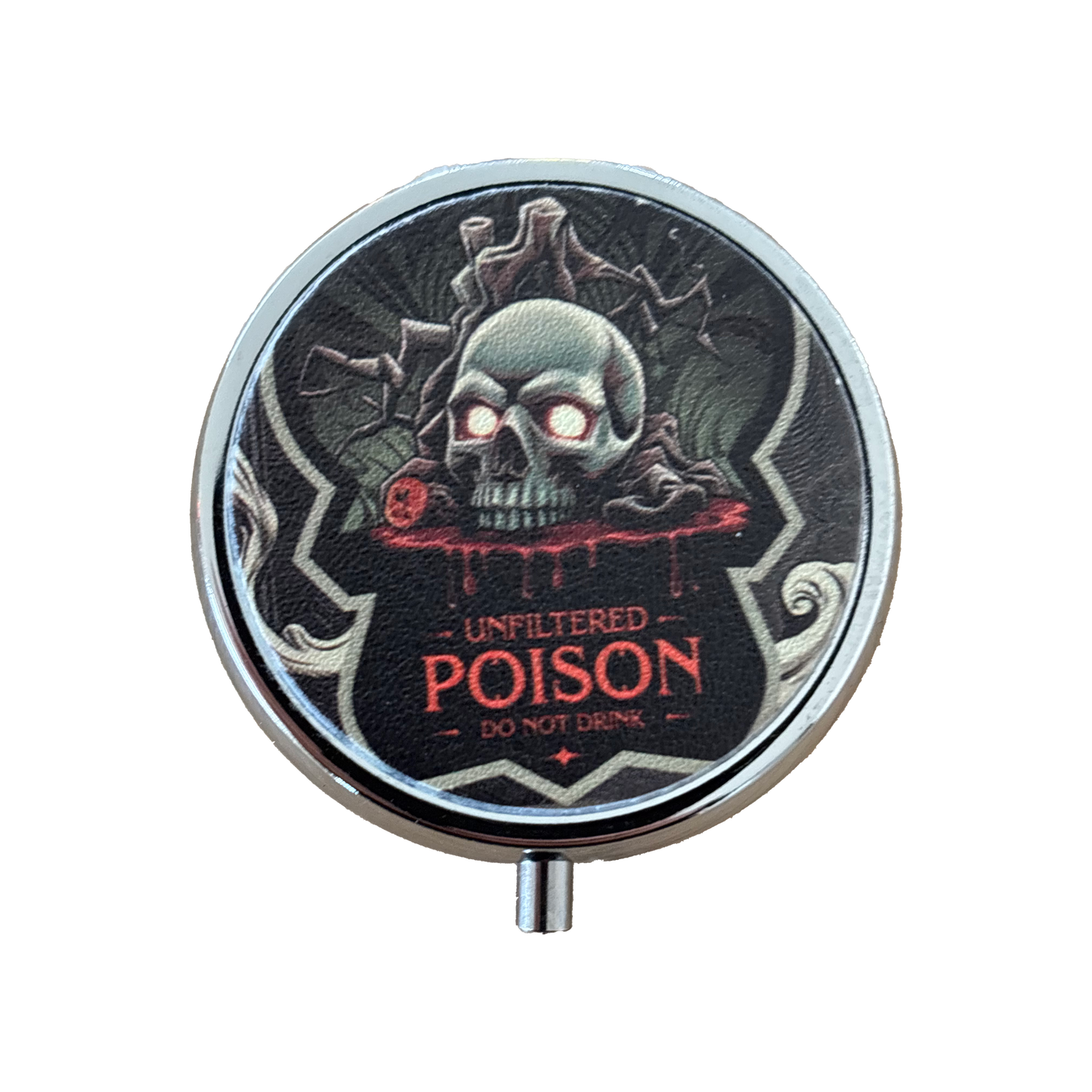 Unfiltered Poison Pill Box - 3 Compartment