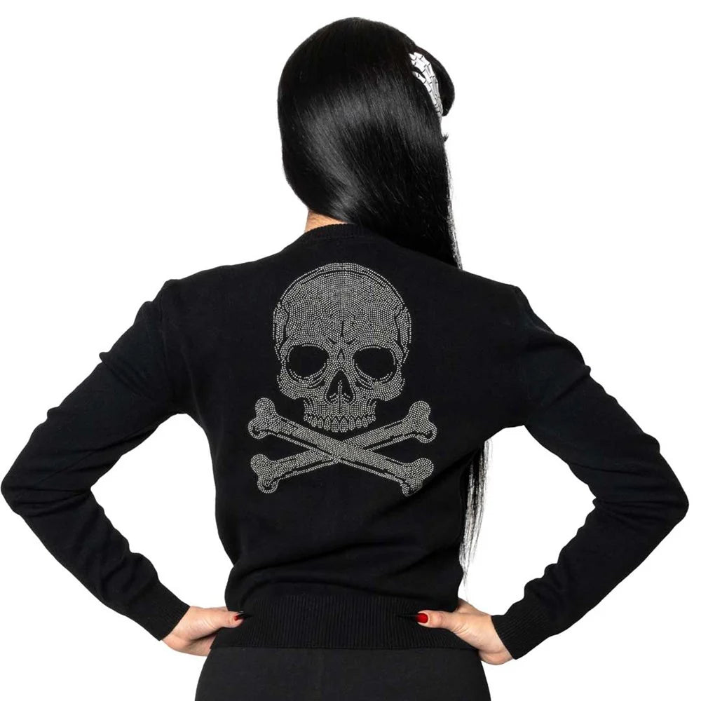 Skull Studded Cardigan