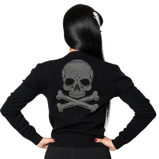 Skull Studded Cardigan