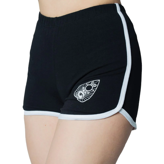 Go Away Womens Booty Shorts