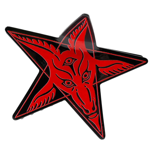 Baphomet Star Claw Clip