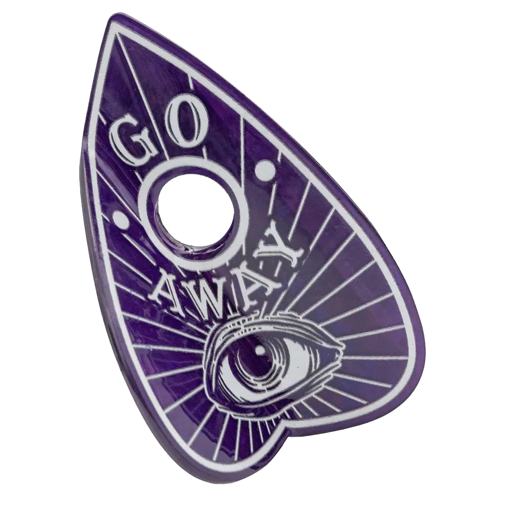 Go Away Planchette Claw Clip