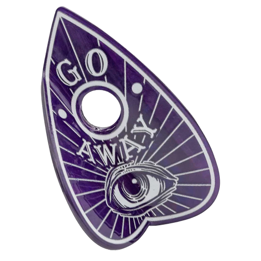 Go Away Planchette Claw Clip