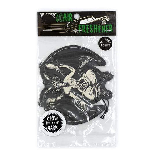 KREEPSVILLE Baphomet Glow In The Dark Air Freshener