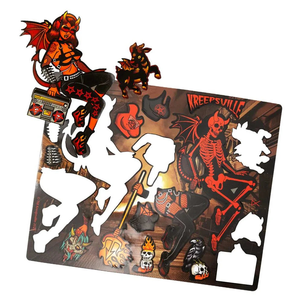 Devil Dame Dress Up Magnet Set