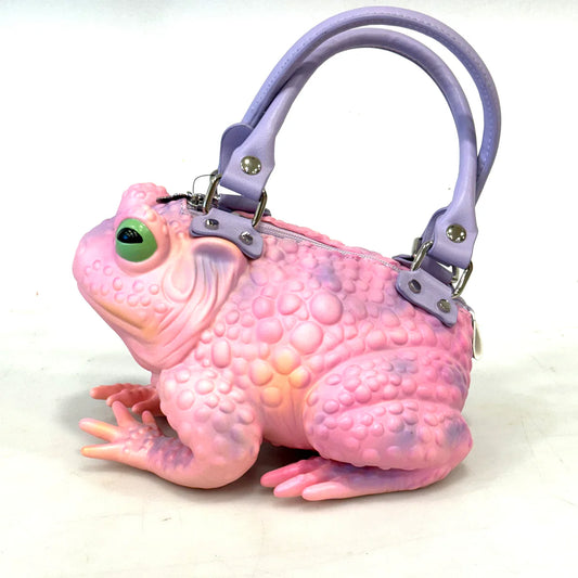Pink/Lavender Toad Purse
