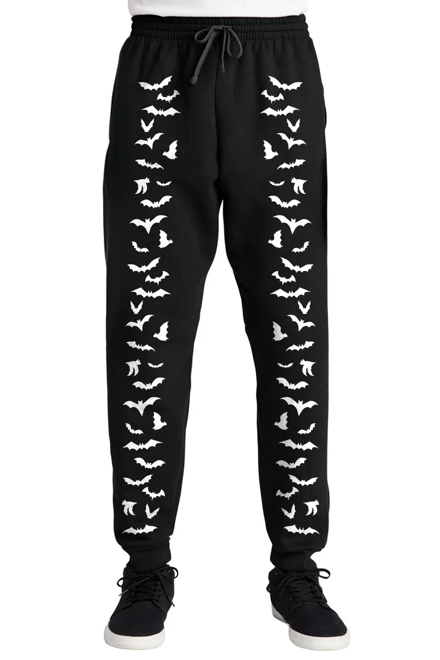 Vampire Bat Joggers White