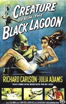 24x36 MOVIE POSTER- CREATURE FROM THE BLACK LAGOON