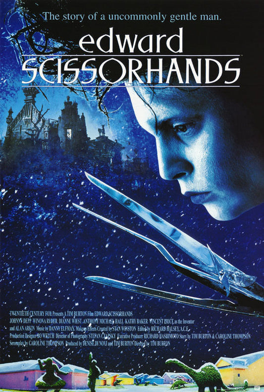 24x36 MOVIE POSTER- EDWARD SCISSORHANDS