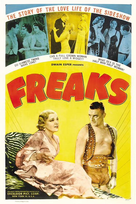 24x36 MOVIE POSTER- FREAKS