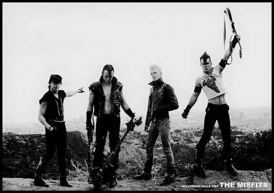 24x36 MUSIC POSTER- MISFITS HOLLYWOOD HILLS