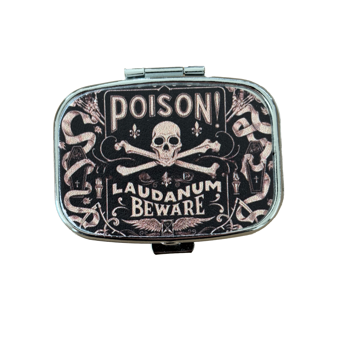 Laudanum Beware Pill Box