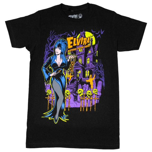 Elvira Haunted House T-Shirt
