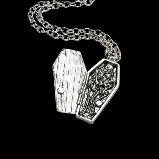 Till Death Coffin Pendant