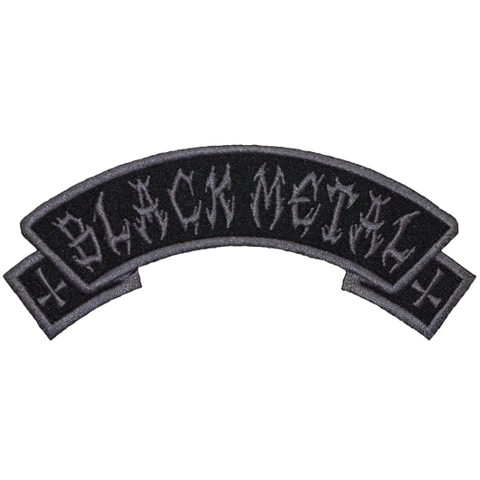 Arch Black Metal Patch