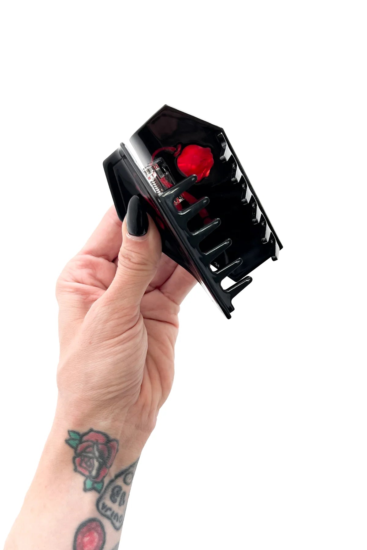 Foxblood Coffin Claw Clip