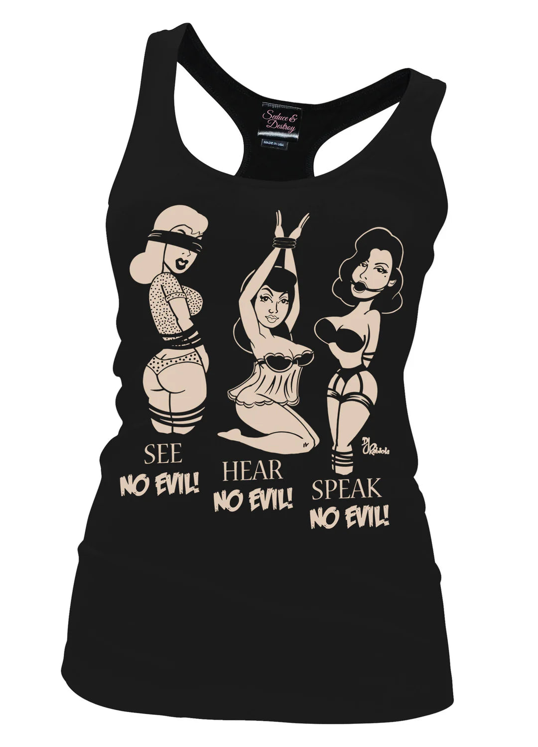 No Evil Racer Back Tank Top
