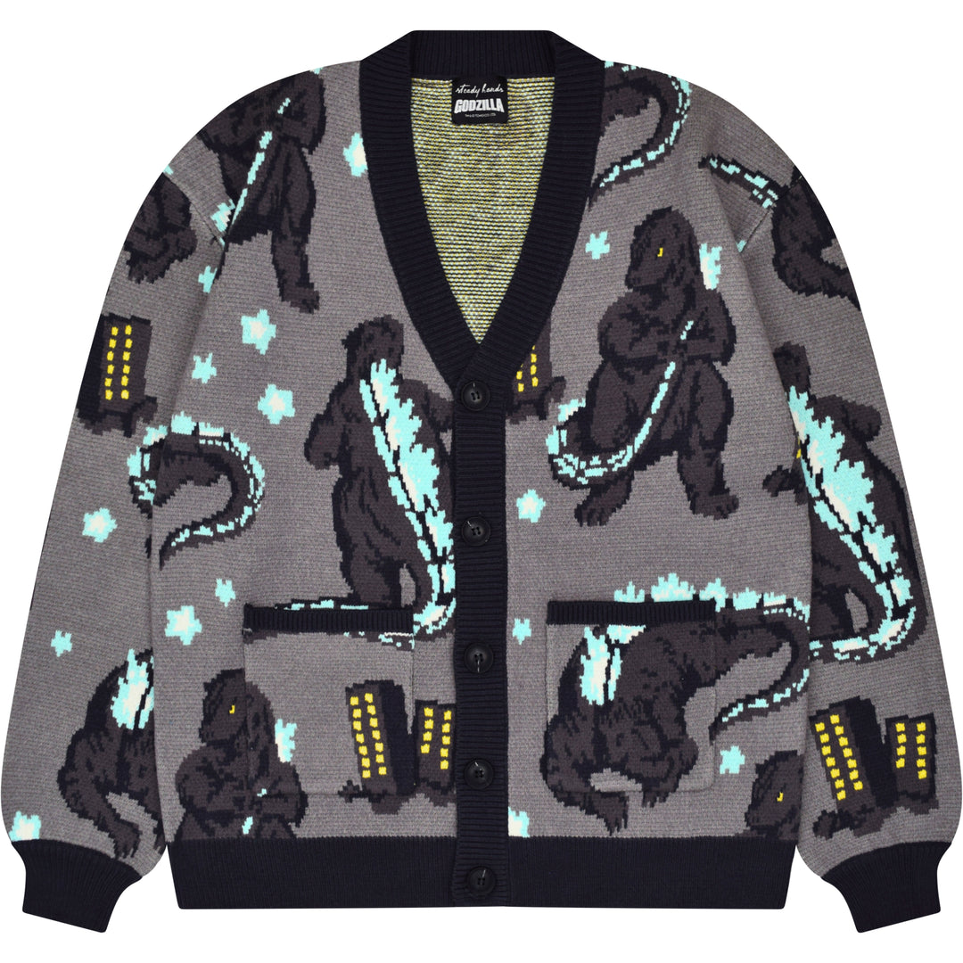 Stompin Around Cardigan Godzilla