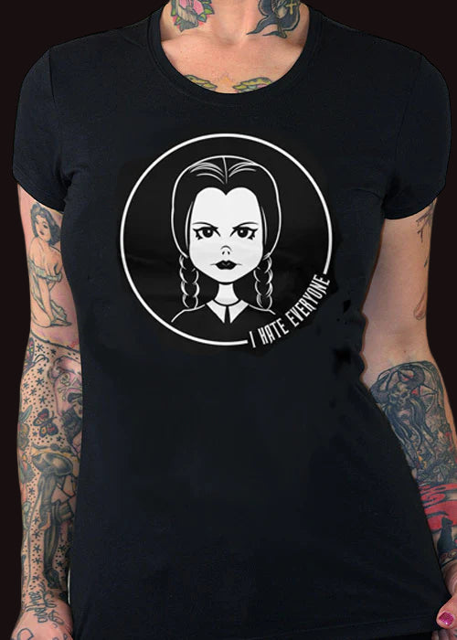 Wednesday "I hate everyone" T-Shirt