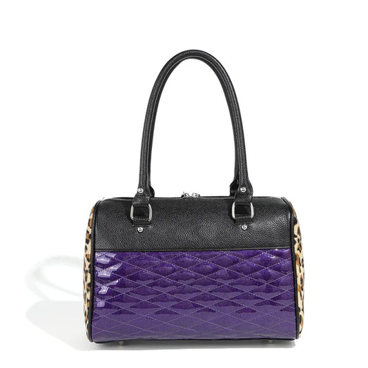 POISONOUS PURPLE SPARKLE ATOMIC TOTE MEDIUM
