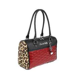 RED RUM SPARKLE ATOMIC TOTE MEDIUM