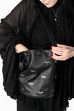 Bat Studded Bucket Bag