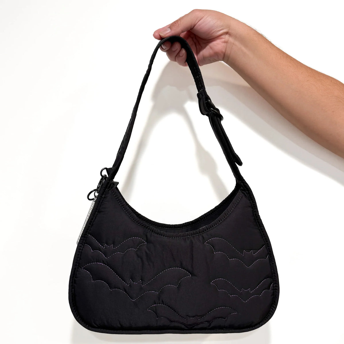 Purple Bats Recycled Nylon Shoulderbag