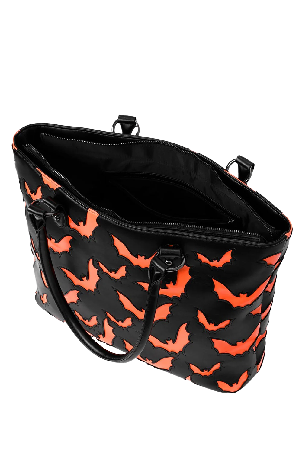 Bat Tote Bag [Black/Orange]