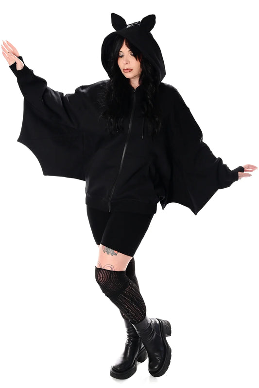 Foxblood Batwing Hoodie
