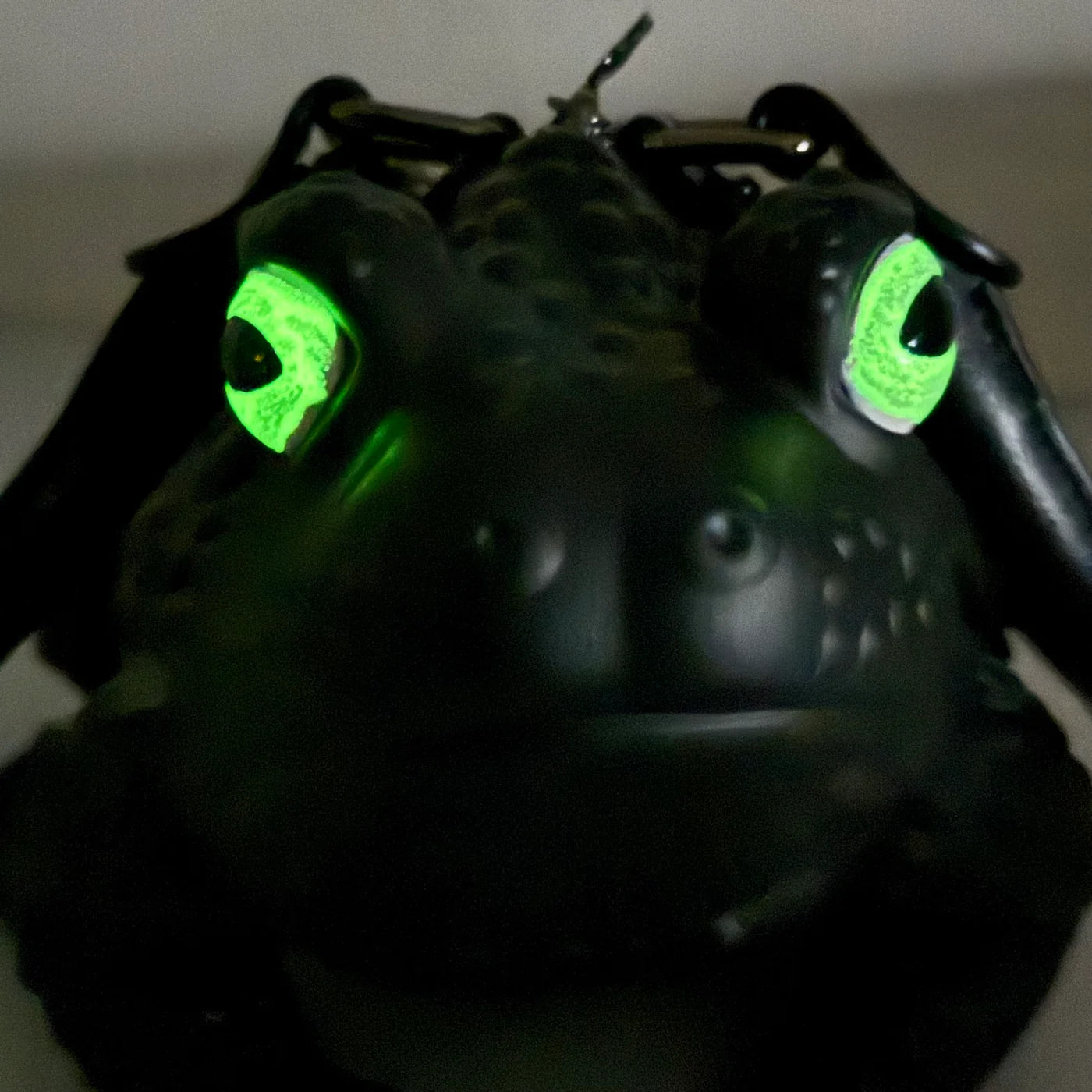 WINDY WILLOWS Black Toad Bag White Glow Eyes