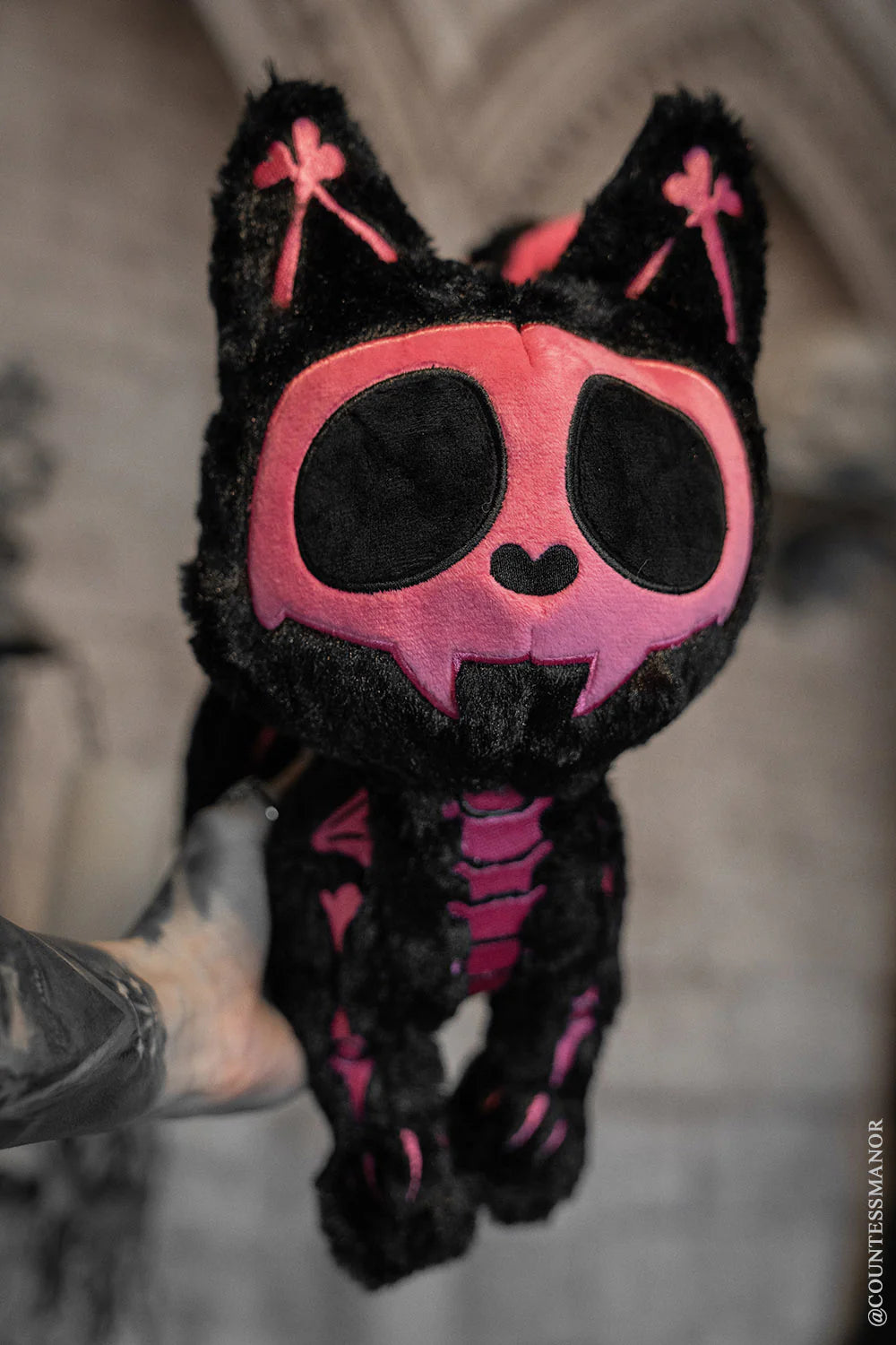 Skelekitty Plush Toy [Pink Bones Limited Edition]