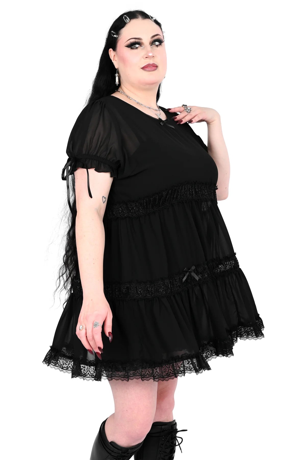 Foxblood Clarisse Babydoll Dress