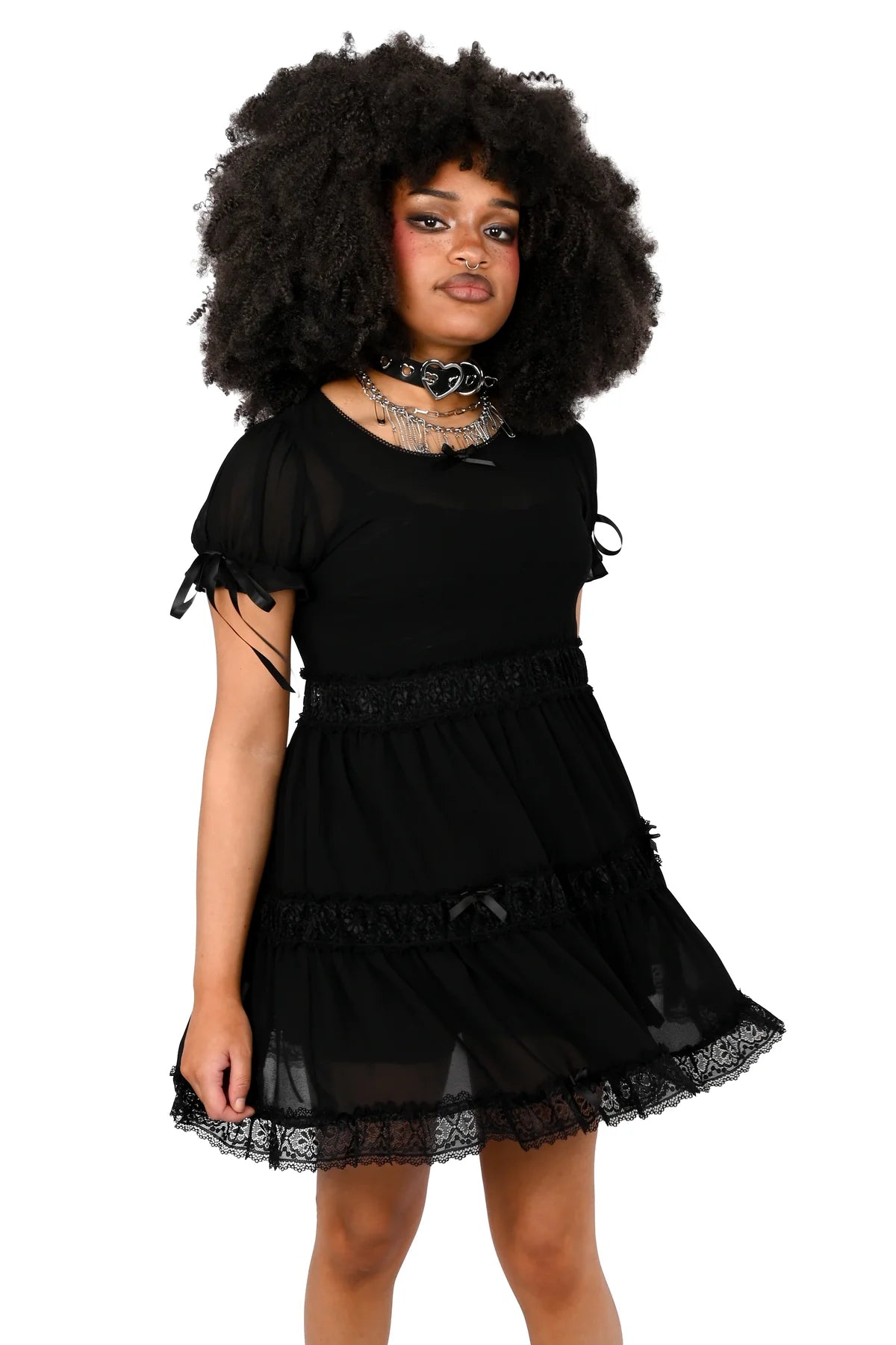 Foxblood Clarisse Babydoll Dress
