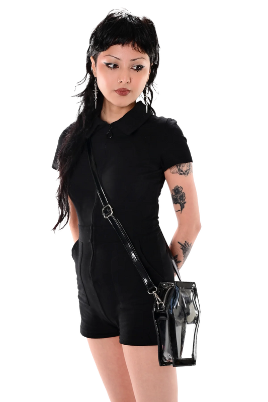 Clear Coffin Crossbody Bag