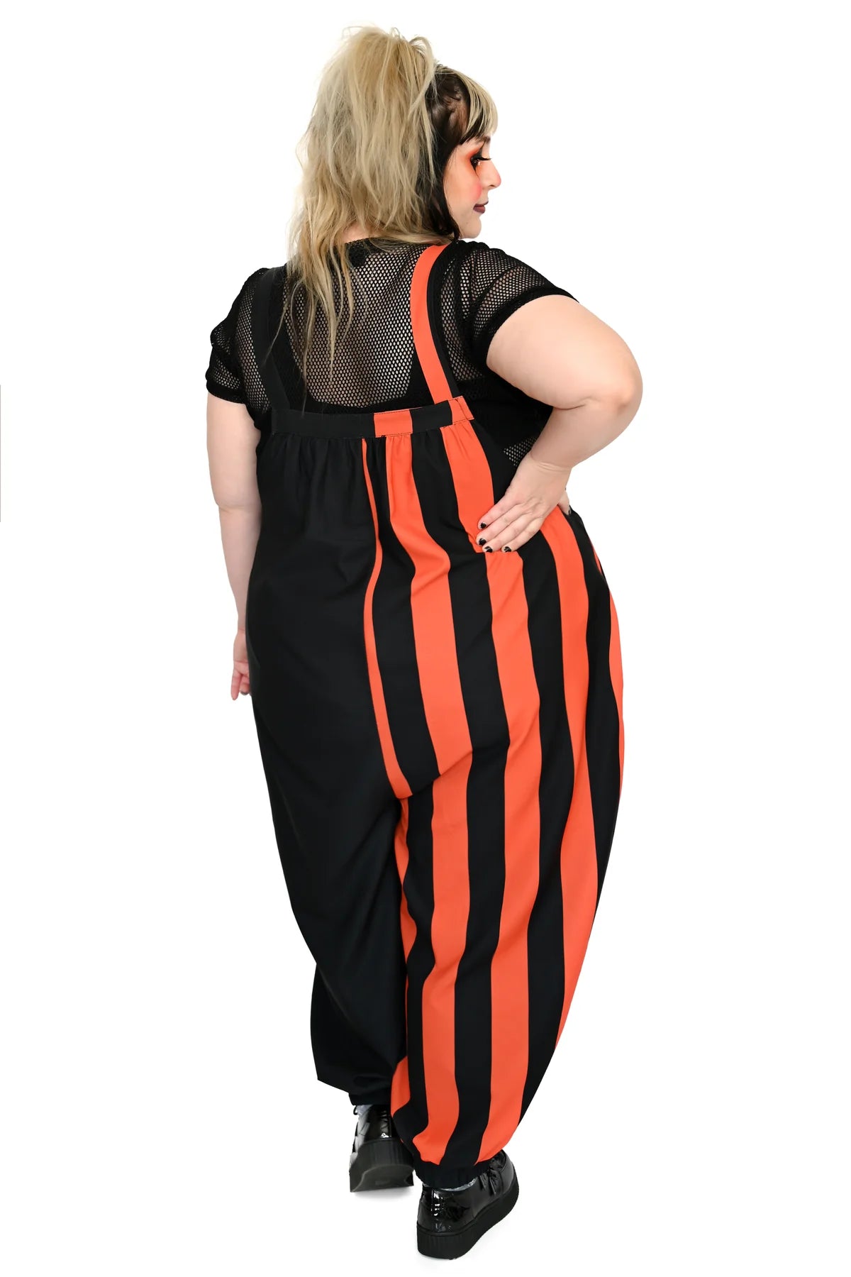 FOXBLOOD Side Show Overalls Black/Orange