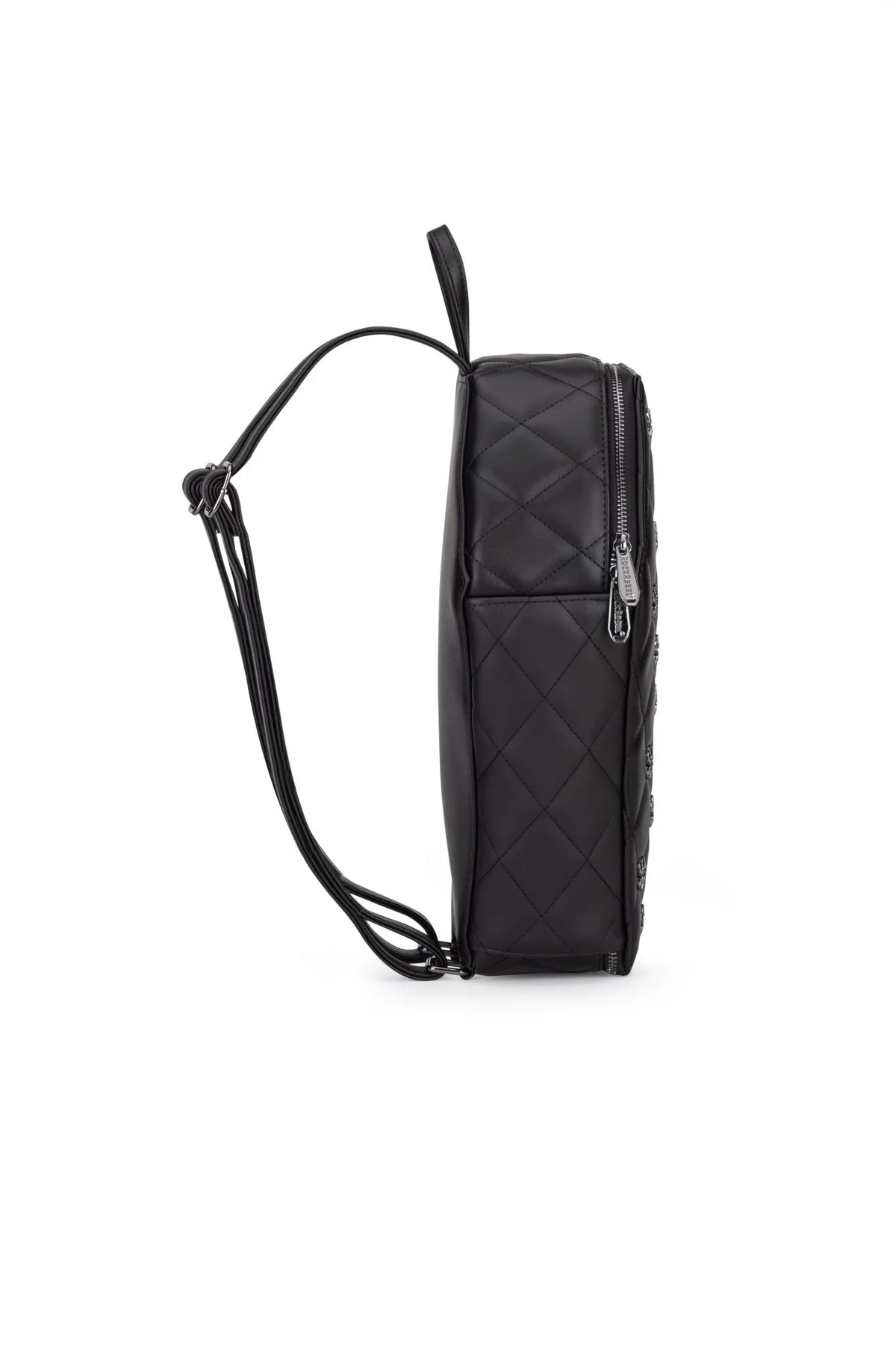 Rock Rebel Lucy Spider Studded Coffin Backpack Black
