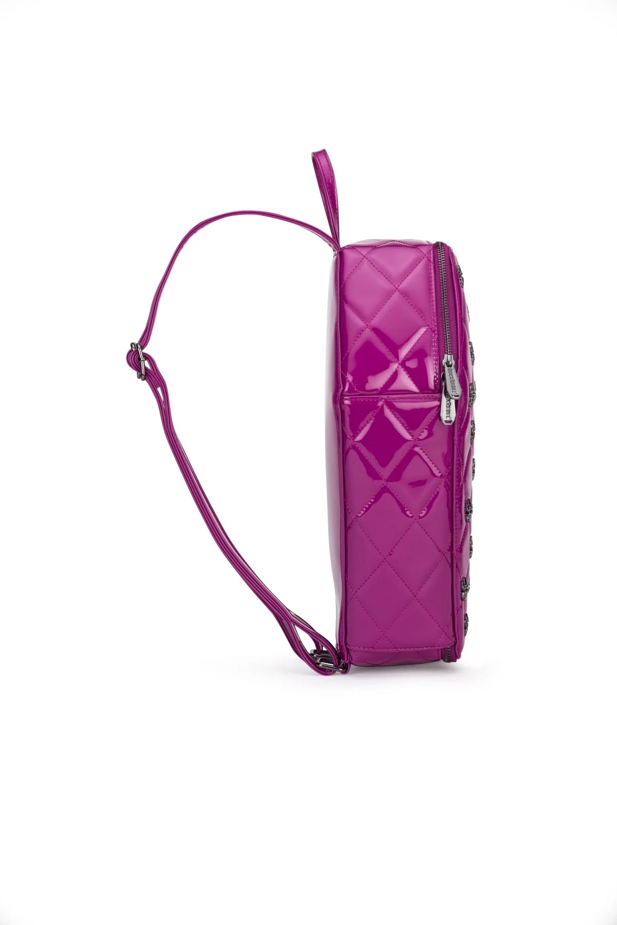 Rock Rebel Lucy Spider Studded Coffin Backpack Purple